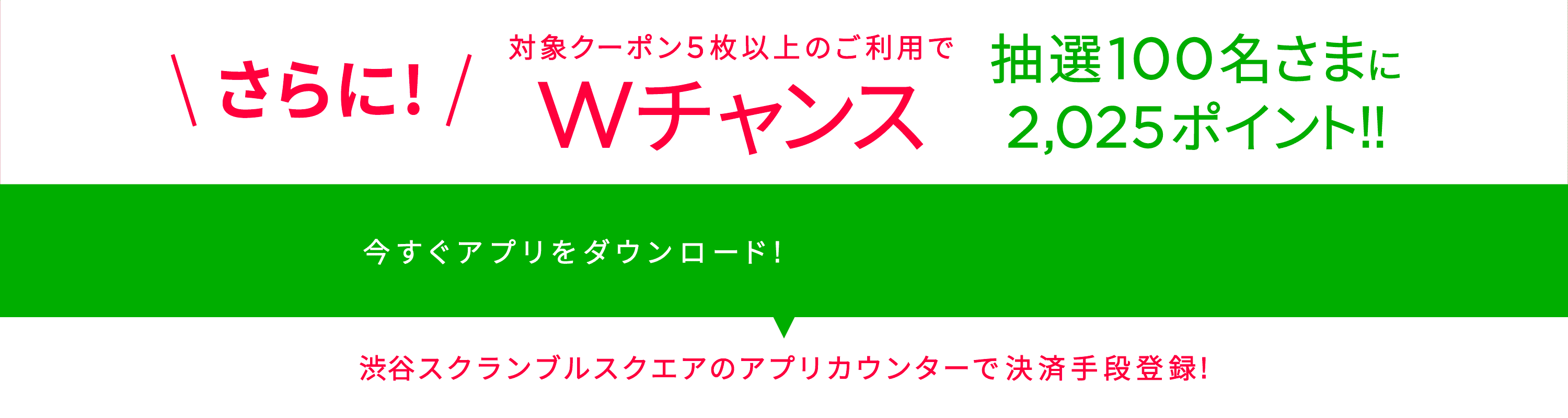 PARTY COUPON 渋谷スクランブルスクエアアプリ